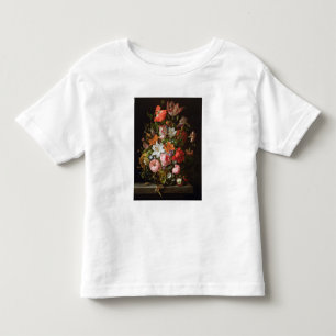 Camiseta De Bebé Todavía vida de los lirios de los rosas, tulipane