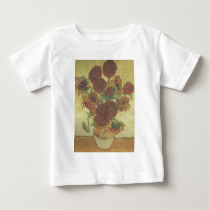 Camiseta De Bebé Todavía vida: Girasoles