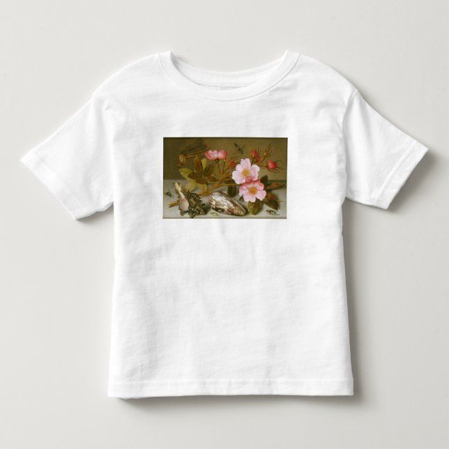 Camiseta De Bebé Todavía vida que representa las flores (Anverso)