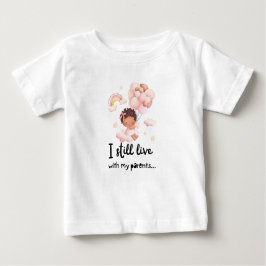 Camiseta De Bebé Todavía vivo con mis padres...