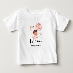 Camiseta De Bebé Todavía vivo con mis padres...