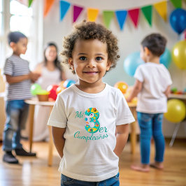 Camiseta De Bebé Today I turn 3 years old
