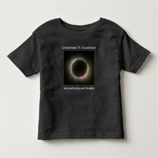 Camiseta De Bebé Toddler Black SQ Georgetown Total Eclipse T-ShirtR