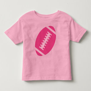 Camiseta De Bebé TODDLER DE FÚTBOL rosa   Fútbol rosa delantero