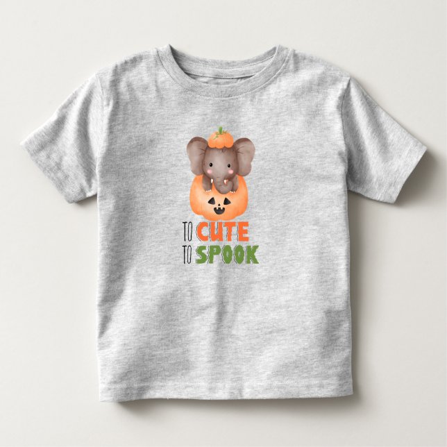 Camiseta De Bebé Toddler Halloween Graphic Tee (Anverso)