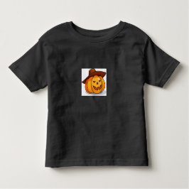 Camiseta De Bebé Toddler Halloween Jack-O-Lantern T-Shirt
