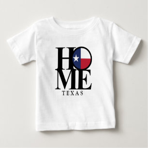 Camiseta De Bebé Toddler HOME Texas Tee Shirt