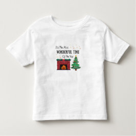 Camiseta De Bebé Toddler Most Wonderful Time of Year Shirt