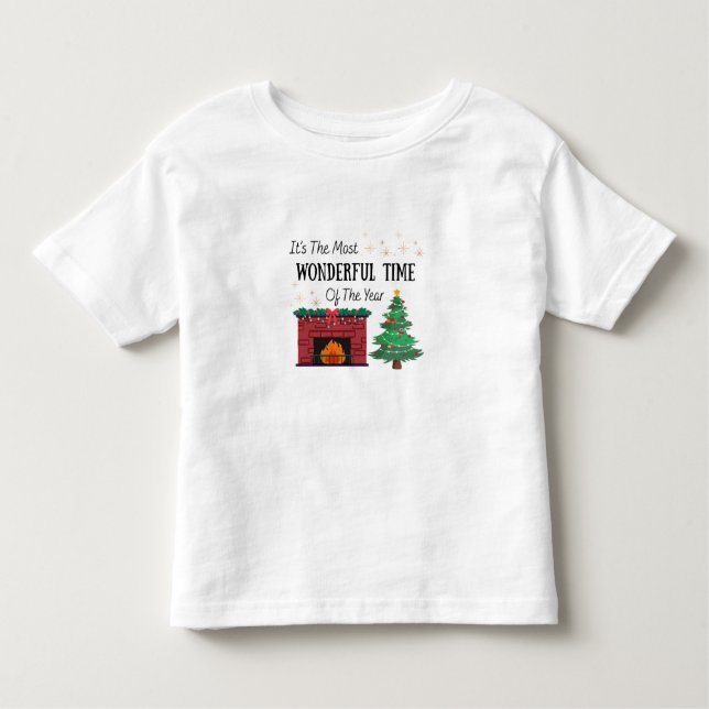 Camiseta De Bebé Toddler Most Wonderful Time of Year Shirt (Anverso)