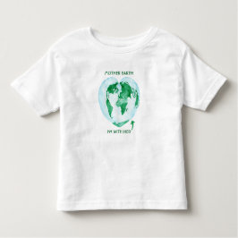 Camiseta De Bebé Toddler Raglan T-Shirt - Madre Tierra que estoy co