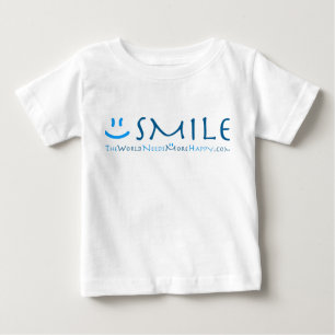 Camiseta De Bebé Toddler Smile-blue