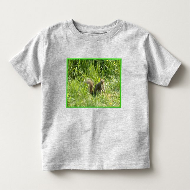 Camiseta De Bebé Toddler Squirrel T-Shirt (Anverso)
