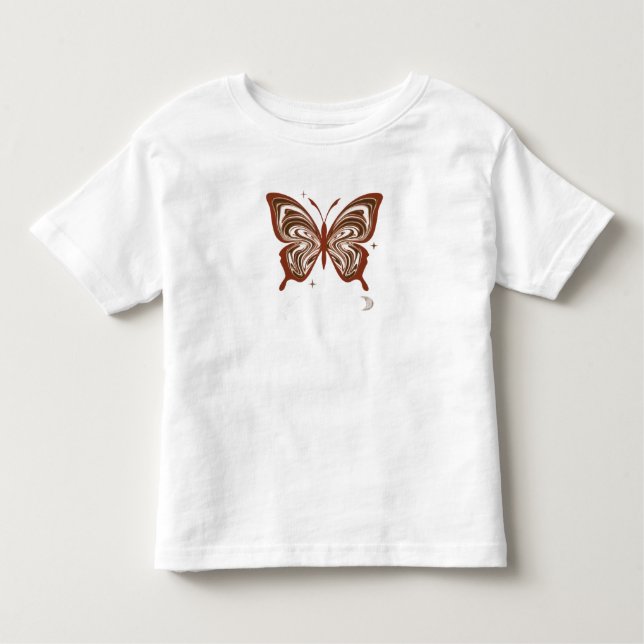 Camiseta De Bebé Toddler T-Shirt | Cute Butterfly Quote Tee for Kid (Anverso)