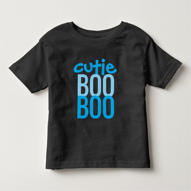 Camiseta De Bebé Toddler T-Shirt : HALLOWEEN Cutie Boo #4 (Anverso)