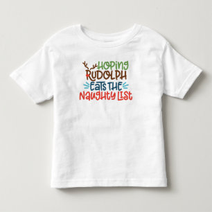 Camiseta De Bebé Toddler T-Shirt, Navidades de renos