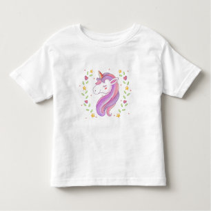 Camiseta De Bebé Toddler T-Shirt-Unicorn