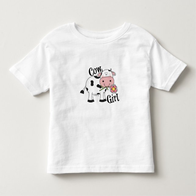 CAMISETA DE BEBÉ TODDLER TEE CHICA DE LA COW (Anverso)