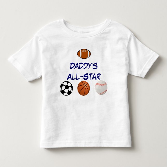 Camiseta De Bebé Toddler Tee, el niño de papá (Anverso)