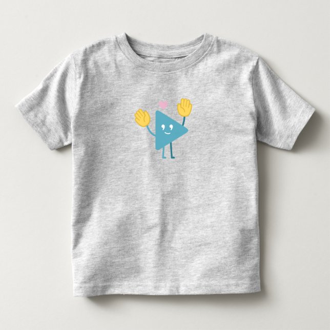 Camiseta De Bebé Toddler Tee Heart Selby (Anverso)