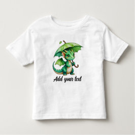 Camiseta De Bebé Toddler Tee with Cute Baby Dragon