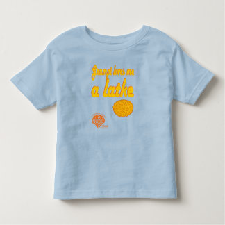 Camiseta De Bebé Toddlers' Hanukkah Shirt - "Grumpi loves me..."