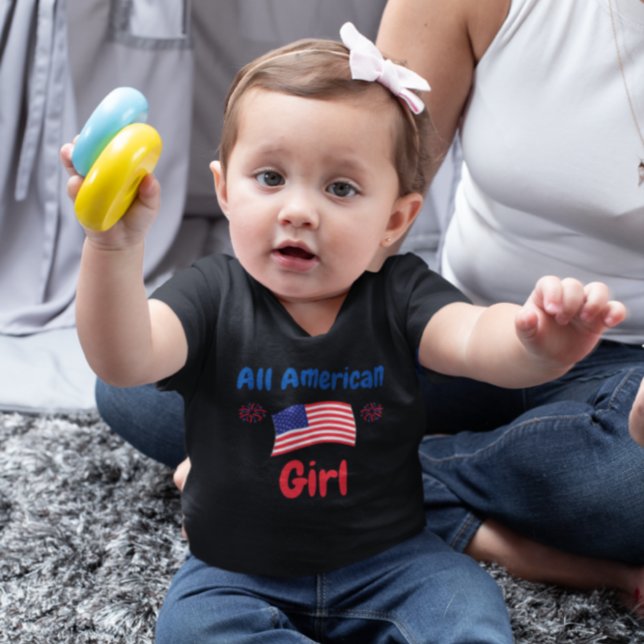 Camiseta De Bebé Todo americano (Subido por el creador)