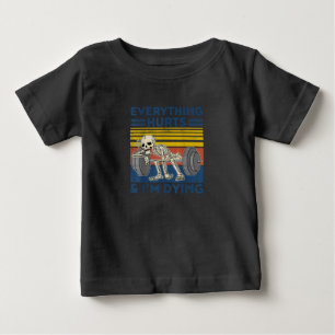 Camiseta De Bebé Todo duele el regalo de gimnasia acuática Ness