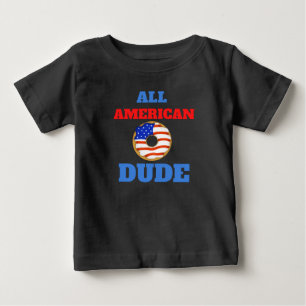 CAMISETA DE BEBÉ TODO EL DUDO AMERICANO