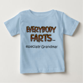 Camiseta De Bebé ¡Todo el mundo habla mal, sobre todo abuela! Camis