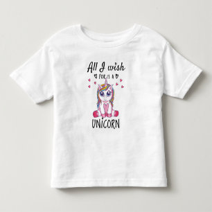 Camiseta De Bebé Todo lo que deseo es un Unicornio