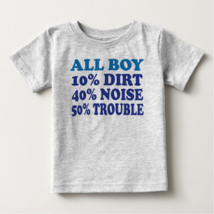 Camiseta De Bebé Todo un niño