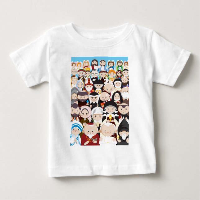 Camiseta De Bebé Todos los santos (Anverso)