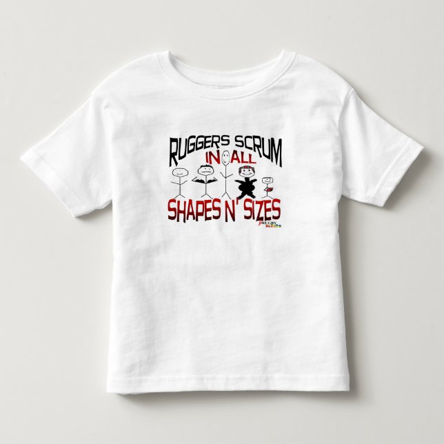 Camiseta De Bebé Todos los tamaños del n de las formas (Anverso)