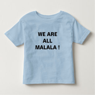 CAMISETA DE BEBÉ ¡TODOS SOMOS MALALA!