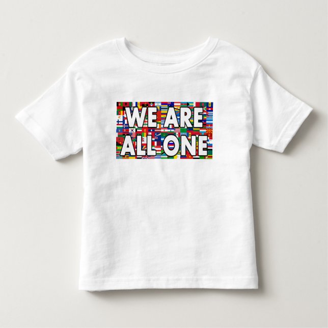 Camiseta De Bebé Todos Somos Uno (Anverso)