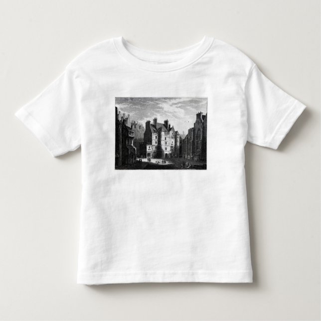 Camiseta De Bebé Tolbooth viejo, Edimburgo (Anverso)