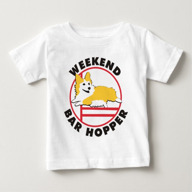Camiseta De Bebé Tolva de la barra del fin de semana de la agilidad (Anverso)