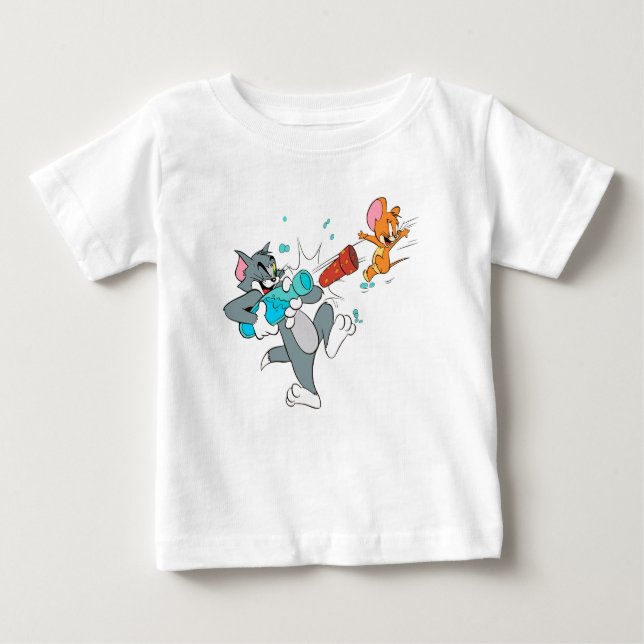 Camiseta De Bebé Tom and Jerry (Anverso)