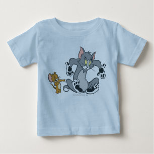 Camiseta De Bebé Tom and Jerry Black Paw Cat