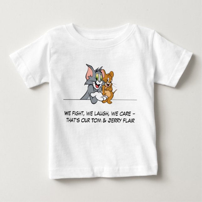 Camiseta De Bebé Tom & Jerry Fun Tee (Anverso)