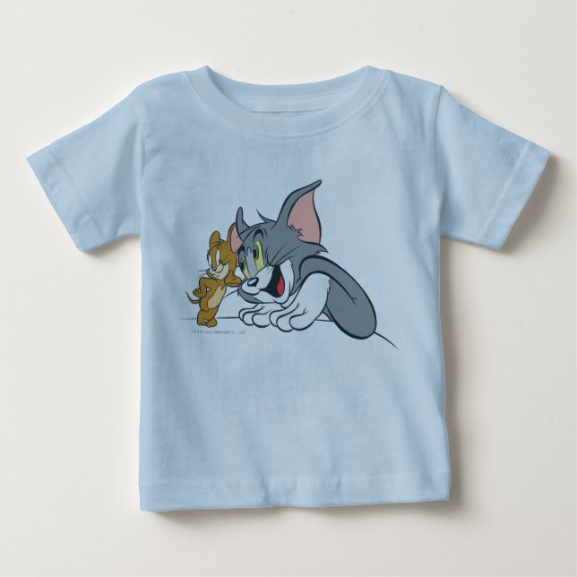 Camiseta De Bebé Tom y Jerry Best Buds (Anverso)