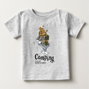 Camiseta De Bebé Tom y Jerry Camping