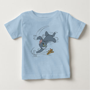 Camiseta De Bebé Tom y Jerry Chase Turn
