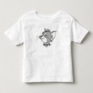 Camiseta De Bebé Tom y Jerry el   Tom dice Nope