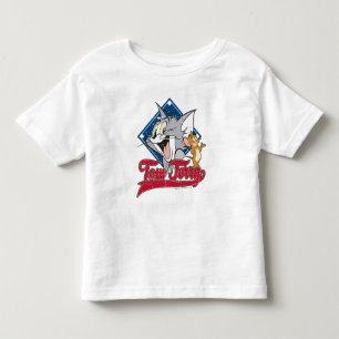 Camiseta De Bebé Tom y Jerry el   Tom y Jerry en diamante de