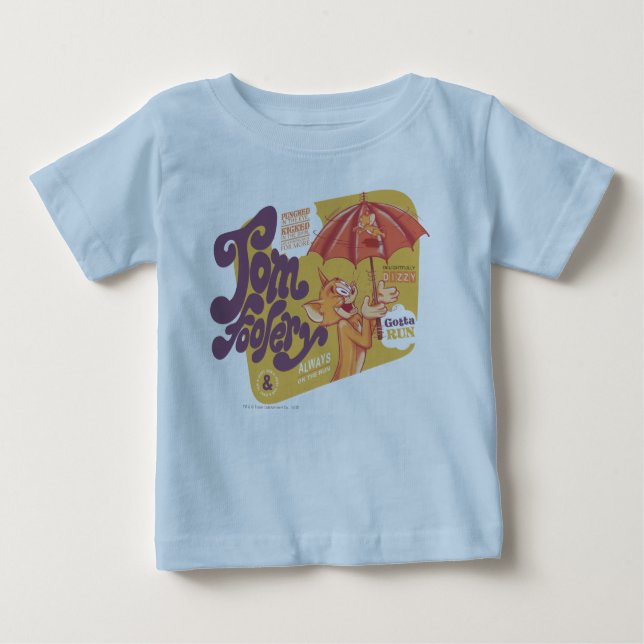 Camiseta De Bebé Tom y Jerry Tom Foolery (Anverso)