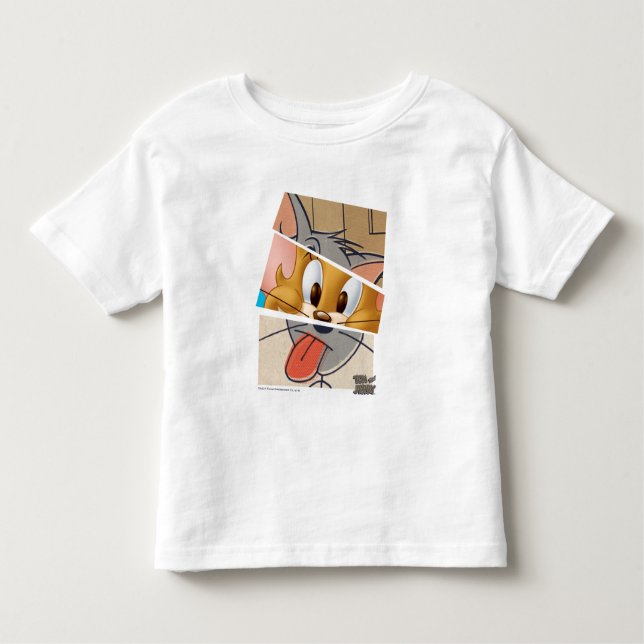 Camiseta De Bebé Tom Y Jerry | Tom Y Jerry Mashup (Anverso)