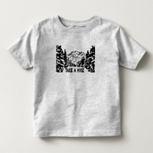Camiseta De Bebé Toma una cita de Hike en el paisaje de montaña mon