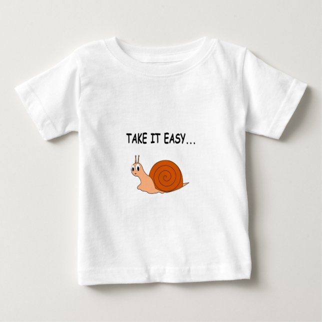 Camiseta De Bebé Tómalo Personalizado Fácil (Anverso)