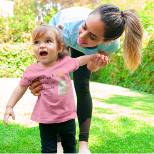 Camiseta De Bebé Tomaré una botella de la Casa Chicas Graciosos Bla